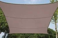 "Garden sun sail 3.6 x 3.6 m Color: Taupe image"