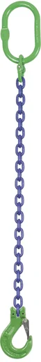 "Sling chain 1GK10-GKH, Ø 13 mm x 1.0 m usable length, load capacity 6.7 t (inclination angle 90°), 1-leg, GK 10 image"
