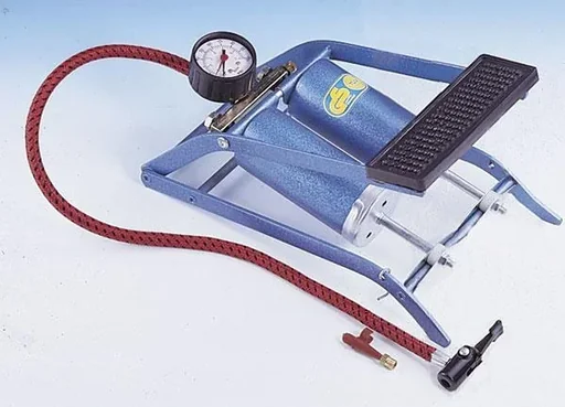 "Foot air pump double cylinder image"