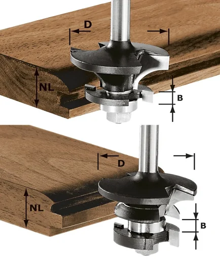 "Counter profile milling cutter HW S8 D43 / 21 A / KL image"