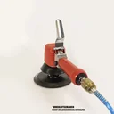 Pneumatic eccentric sander with 5 sanding pads