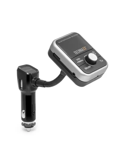 "DAB+ and FM Bluetooth transmitter with hands-free function, charging function, radio and MP3 player image"