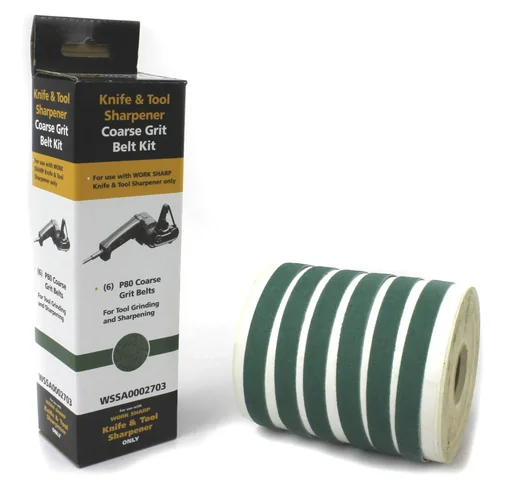 "Sanding belts for Work Sharp, 6 pieces K6000, deburring and serrated grinding image"
