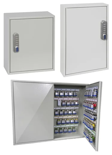 "Keysure Automotive key cabinet with electronic lock for 24 keys, external dimensions 350 x 380 x 140 mm image"