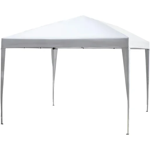 "Pop-up party tent pavilion white 2.95 x 2.95 m image"