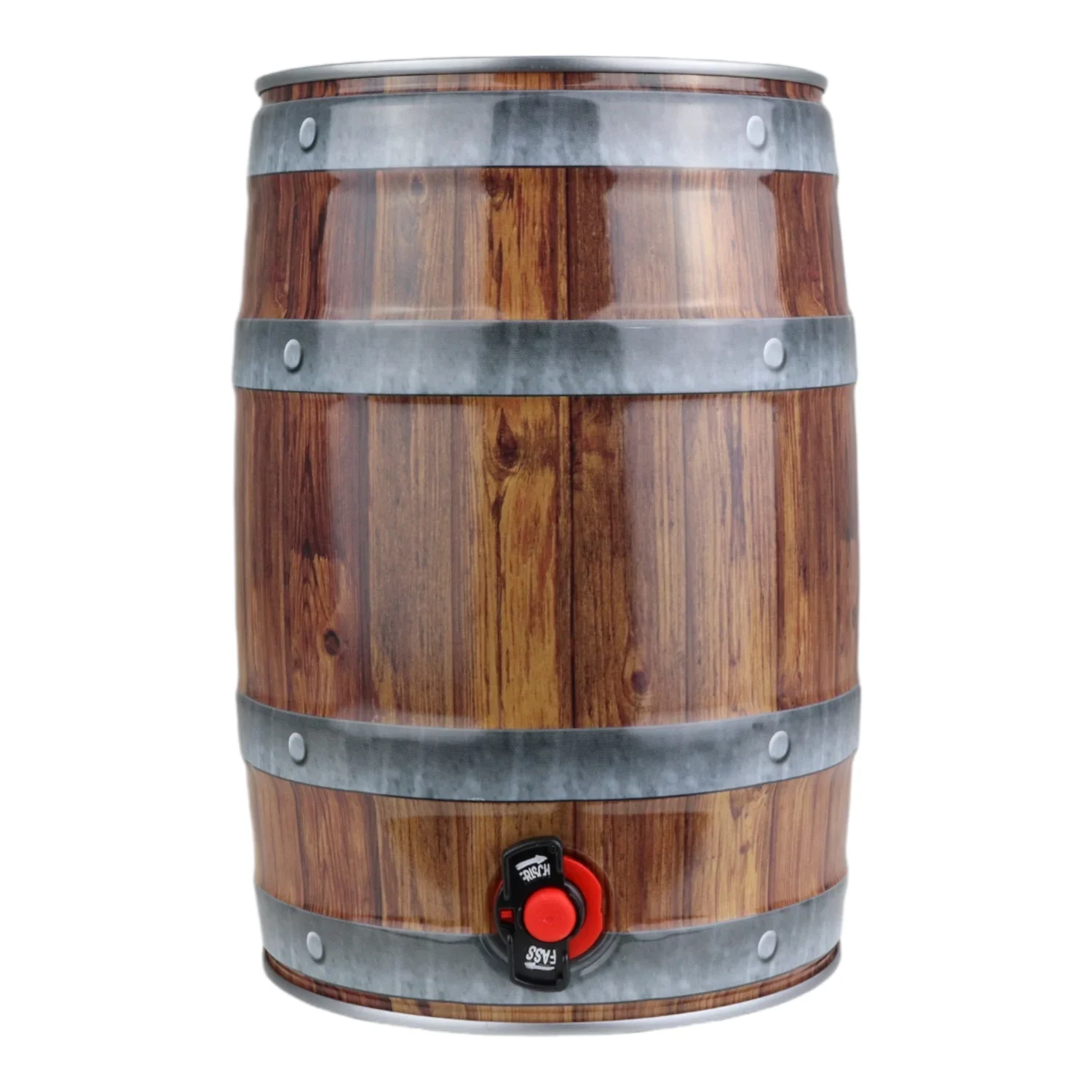 "5L keg z kranem, wyglądający jak drewno image"
