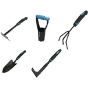 NL 12-piece garden tool set with shovel, rake, weeder, bulb planter and cultivator
