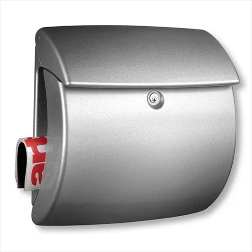 "Pearl Silver Grey mailbox image"