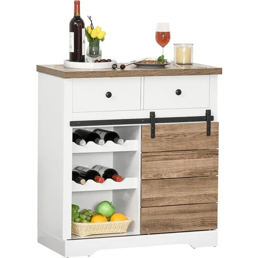 "Kitchen cabinet with sliding door white image"