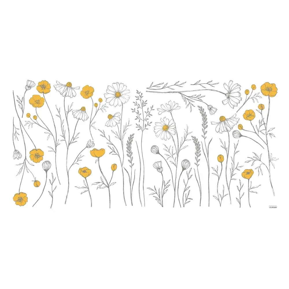 Lilipinso naklejka ścienna XL camomile & buttercup duża