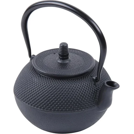 "Cast iron tea kettle - 1250 ml - Black image"