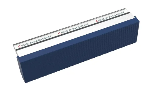 "Aluminum-rubber magnetic vice jaws 150 mm image"