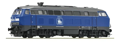 "Diesel locomotive 218 054 of the Railway Construction and Operating Company Pressnitztalbahn mbH image"