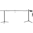 Automatic grill with motor 207x45x81 cm made of stainless steel