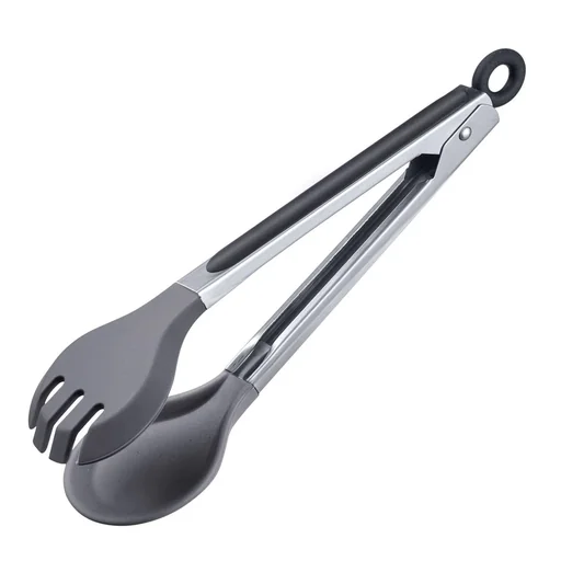 "Buffet tongs Round 25.5 cm, stainless steel-silicone image"