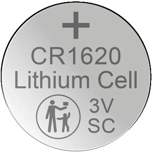"Lithium button cell CR1620, 3 Volt - 5 pieces image"