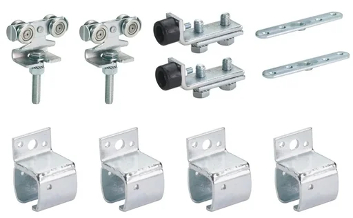 "Sliding gate fitting type 40 for 1 m sliding gate for wall mounting image"
