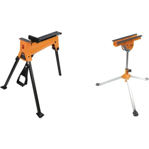 "Triton SuperJaws portable clamping system SJA100E WITH Triton multi-function roll stand MSA200 image"