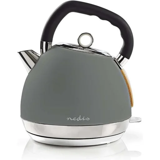 "Nedis Electric Kettle 1.8 L Soft touch - Grey image"