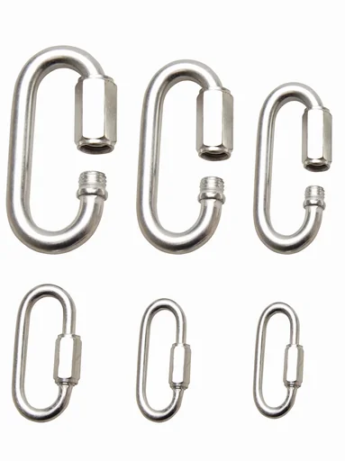 "Screw-top snap hook assortment, 20 pieces image"