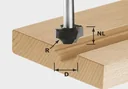 Quarter round cutter HW D23 / R6
