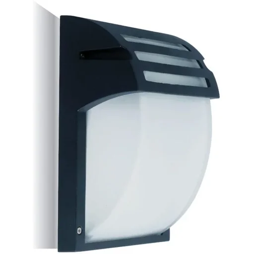 "VT-754 Wall lamp - Black - Lamp E27 - Frosted glass image"