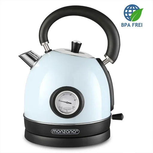 "Electric Retro Kettle 1.8 L Capacity / 2200 W - Blue image"