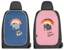 Backrest protector "Cool Girl", pink