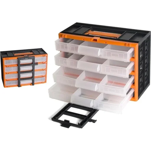 "NOU Tool Case Organizer 31X16 X22 cm - Black image"