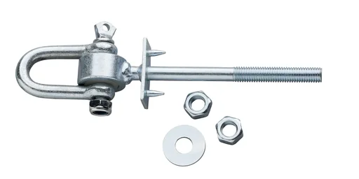 "Swing hook Safety Type galvanized M12x135 image"