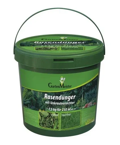 "Lawn fertilizer with weed killer, 7.5 kg for approx. 275 m² image"
